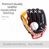 PU Leather Softball Gloves Anti-Slip Batting Gloves Durable Baseball Glove  Outdoor Sport