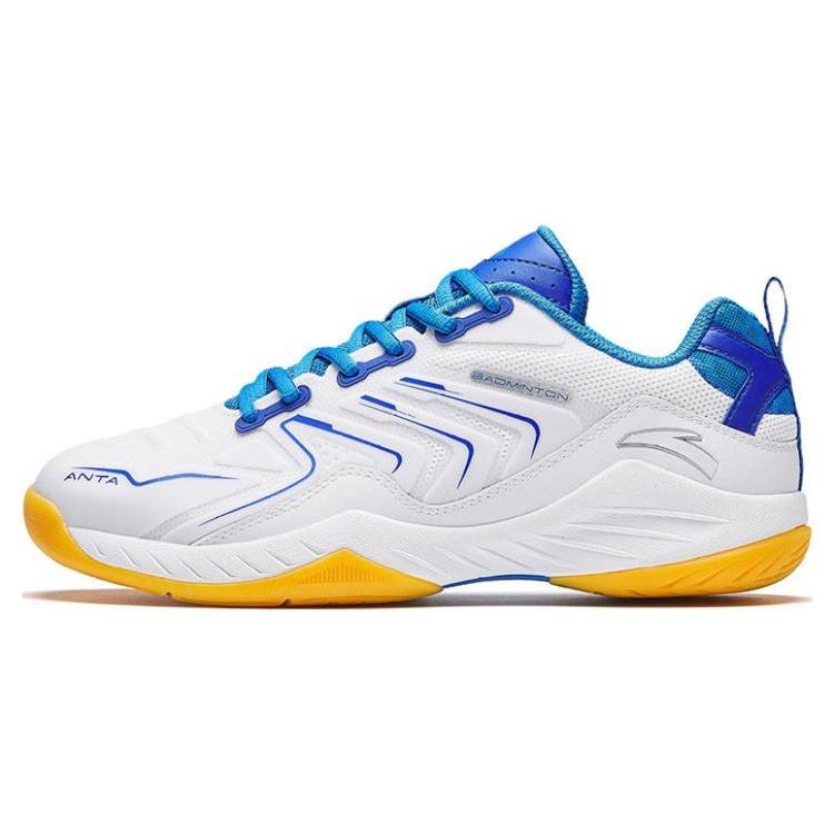 ANTA Badminton Shoes  White Blue Orange  Men s 912353301-3 EU 44.5