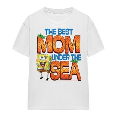 SpongeBob SquarePants Womens/Ladies Best Mom Under The Sea Mothers Day T-Shirt