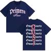 Omar Courtz Primera Musa Album Print T-shirt for Men and Women Retro Summer Print Pure Cotton Loose Casual T-shirt