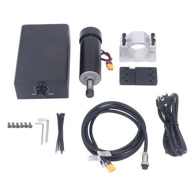 CNC sada vřetenového motoru 500W bezkartáčový 12000 ot/min vzduchem chlazený ER11 52mm upínací držák pro DIY gravírování vrtání