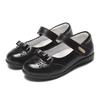 Black Genuine Leather Children's Performance Shoes - Little Princess Campus Style