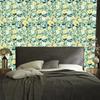 Cottagecore Flowers Wallpaper Green and Mint for Living Room and Bedroom 50x1000
