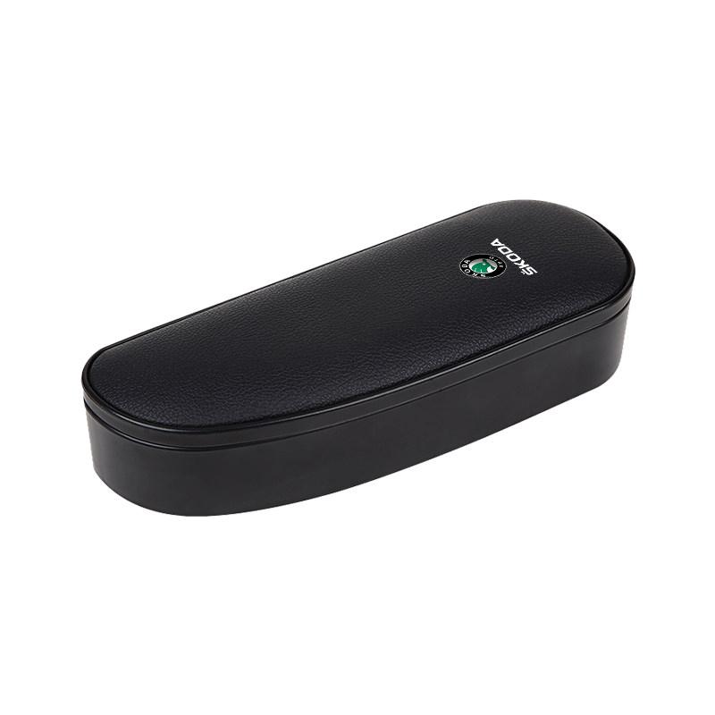 Car Interior Armrest Storage Box Booster Cushion Car Accessories Tools for Skoda Octavia Kodiaq Kamiq Fabia RS Rapid Yeti Karoq hbkm45
