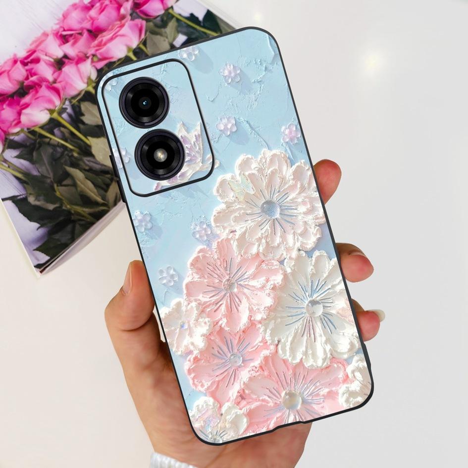 For Motorola Moto G04s G04 2024 Case XT2421-2 Cute Love Heart Shockproof Silicone Soft Cover For Moto G 04 S E14 4G MotoG04 Capa