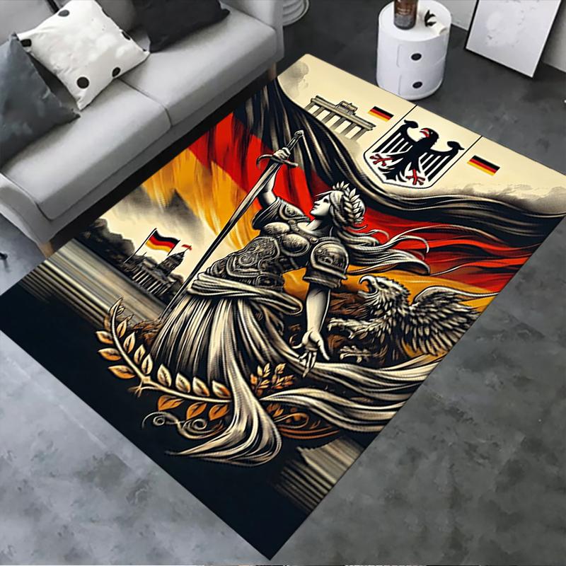 German Empire Carpet Rug for Living Room Bedroom Home Sofa Decoration,Kids Play Non-slip Floor Mat