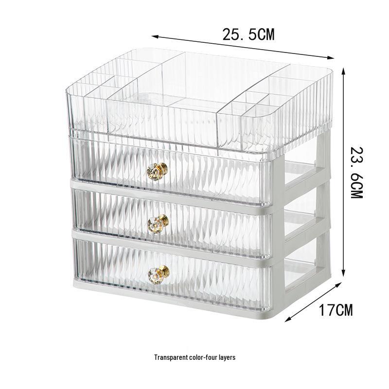 Multilayer Desktop Cosmetic & Jewelry Organizer with Drawer
