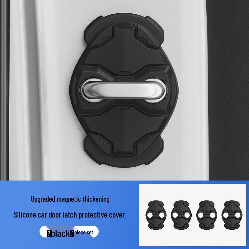 Beijing Auto Door Lock Buckle Protective Pad - Anti-collision, Thickened Interior Decoration Cover