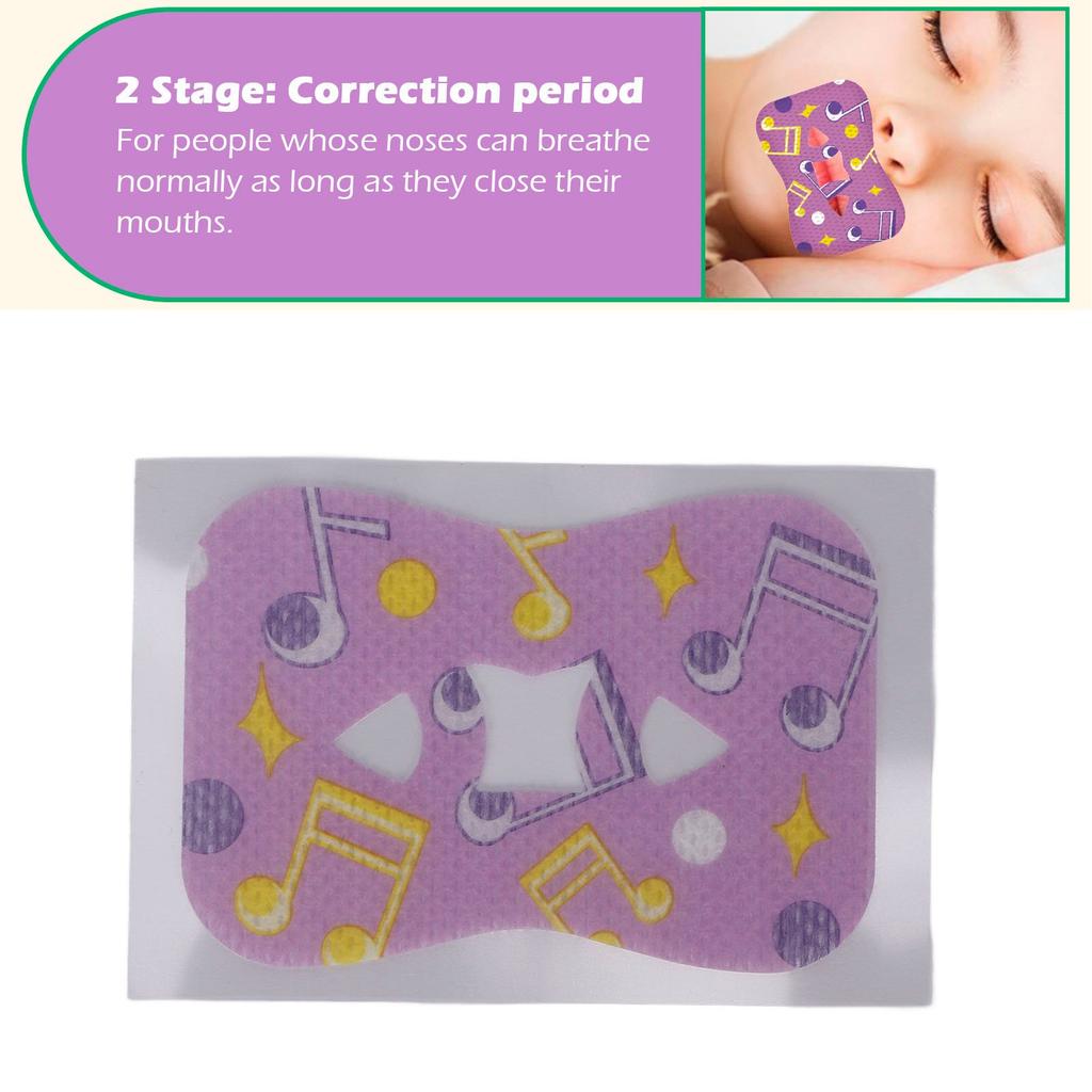 30Pcs Sleep Mouth Strips Reduce Snoring Mouth Tape for Better Nose Breathing and Sleep Kids Adults 2 Stage