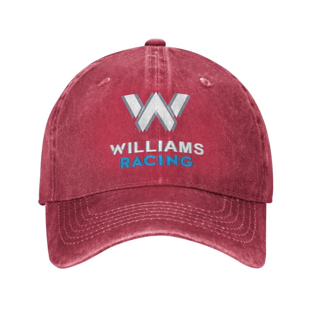 Williamsd Racing Team Baseballkappe Used-Look Baumwolle Autorennen Kopfbedeckung für Männer Frauen Outdoor Sommer Unstrukturiert Weiche Kappen Mütze