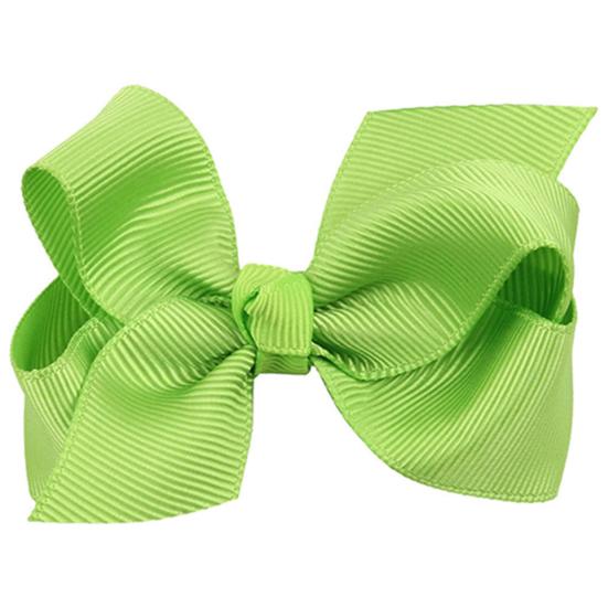 8cm Large Ribbon Bowknot Girl Kid Hair Clip Duckbill Clip Hair Accessory Gift