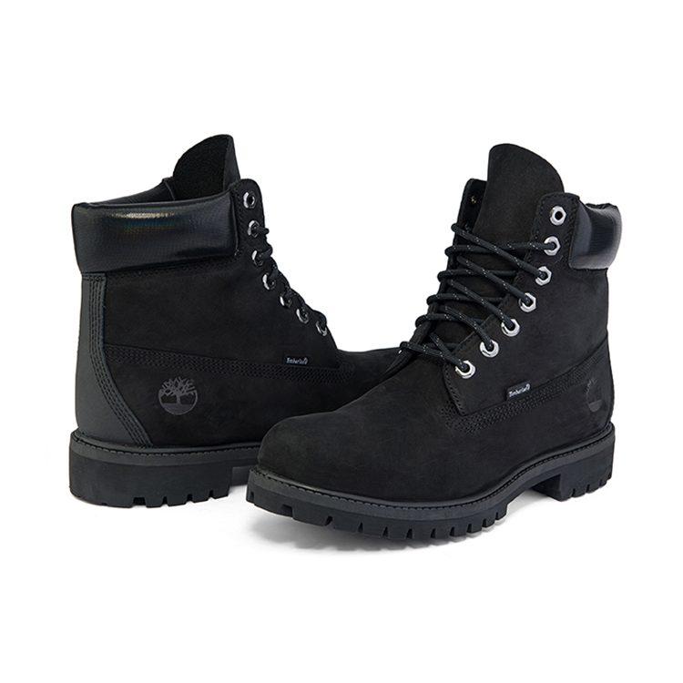 Timberland Premium 6 Inch Waterproof Wide Fit Boot 'Black Nubuck' A2HMVW