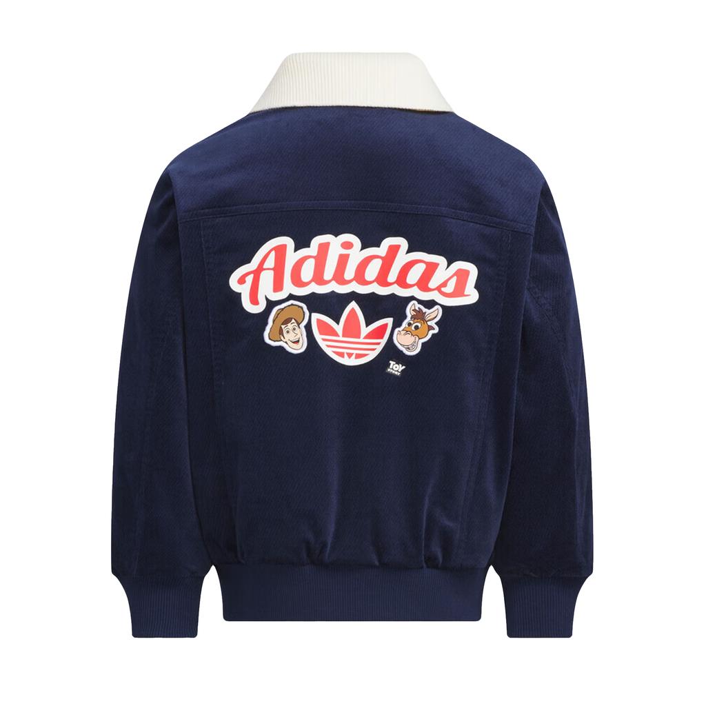 Adidas Originals X Disney Kollaboration Baumwolljacke FW25 Toy Story Bequem Warm Lässig Mode Langarm Kinder Kinderjacken KS3170