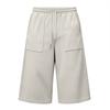 Men's Casual Cargo Shorts with Large Pockets Loose Fit Bermuda Length