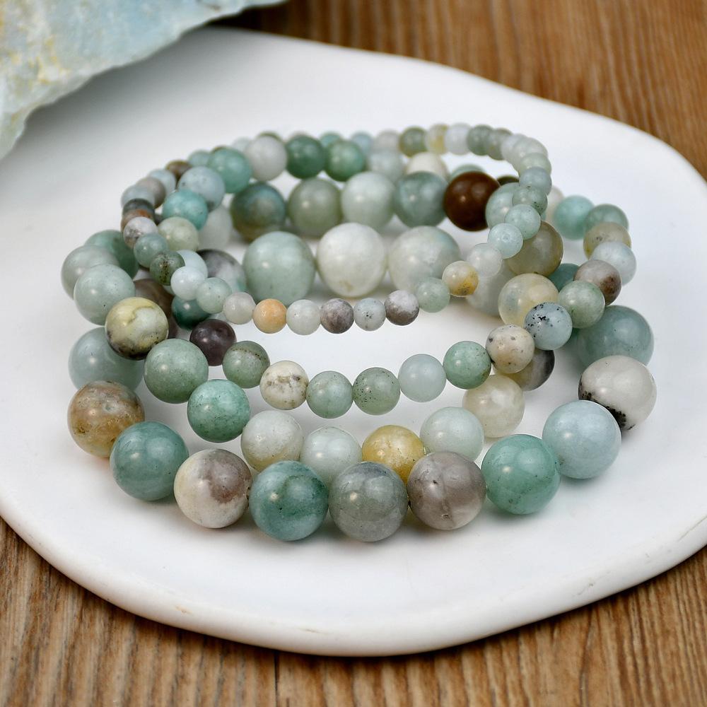 

Crystal stone beaded bracelet - Women s jewelry, hand-woven bracelet, elastic string bracelet 1