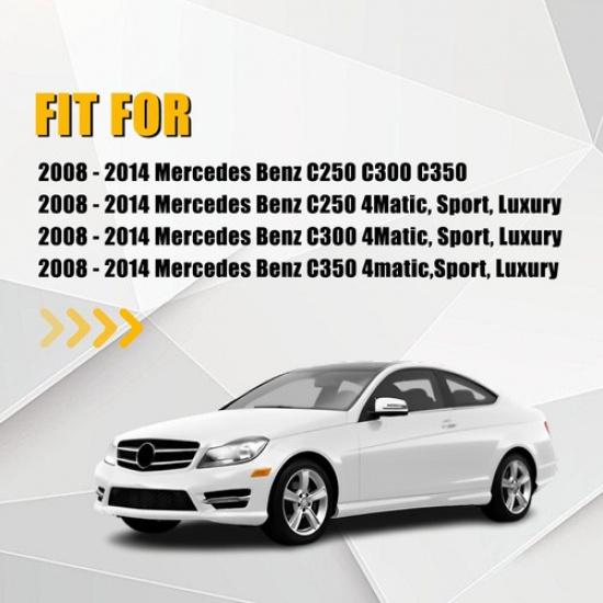 Front LH Bottom Seat Cover Black Tan Gray For Mercedes 08-14 Benz C250 C300 C350