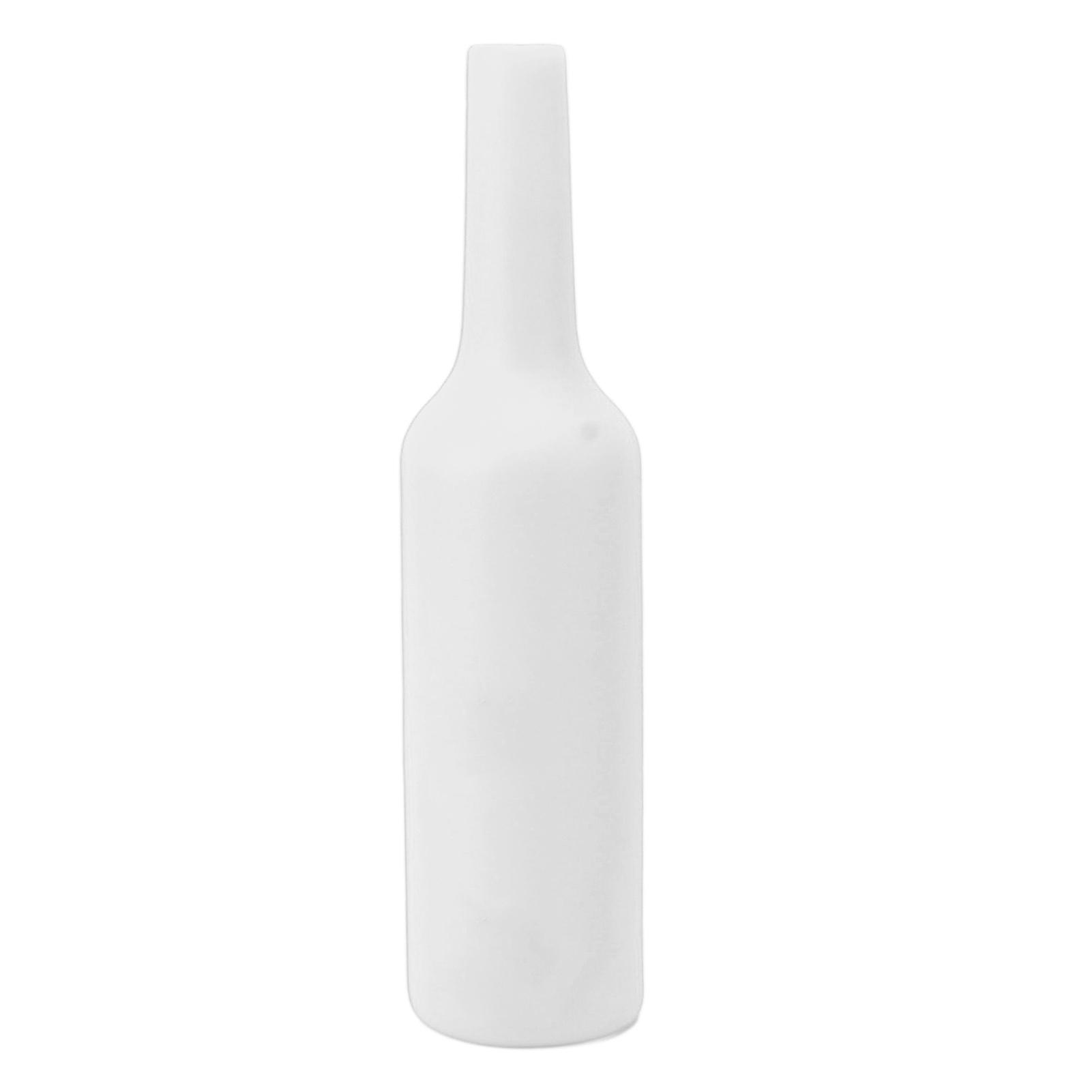 

Bartender Practice Bottle Silicone Shatterproof Falling Resistant Soft Bartending Performance L білий