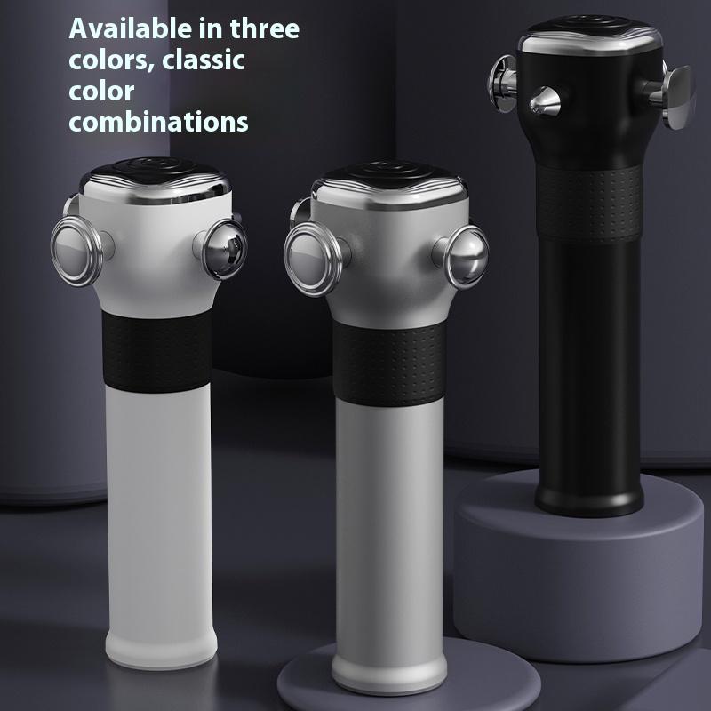 Compact Fascia Gun Muscle Massager - Multi-Head Electric Relaxation Device белый