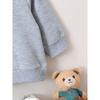 European Sizes Cute Cartoon Dog Print Pattern 0-3 Years Old  Kid Comfortable Spring Thin Round Neck Sweatshirt Suitable for Outdoor Wear