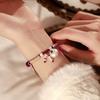 New Xiaopangfu Bracelet Red Rope Bracelet Girls Light Luxury Niche New Chinese Snake Couple Design