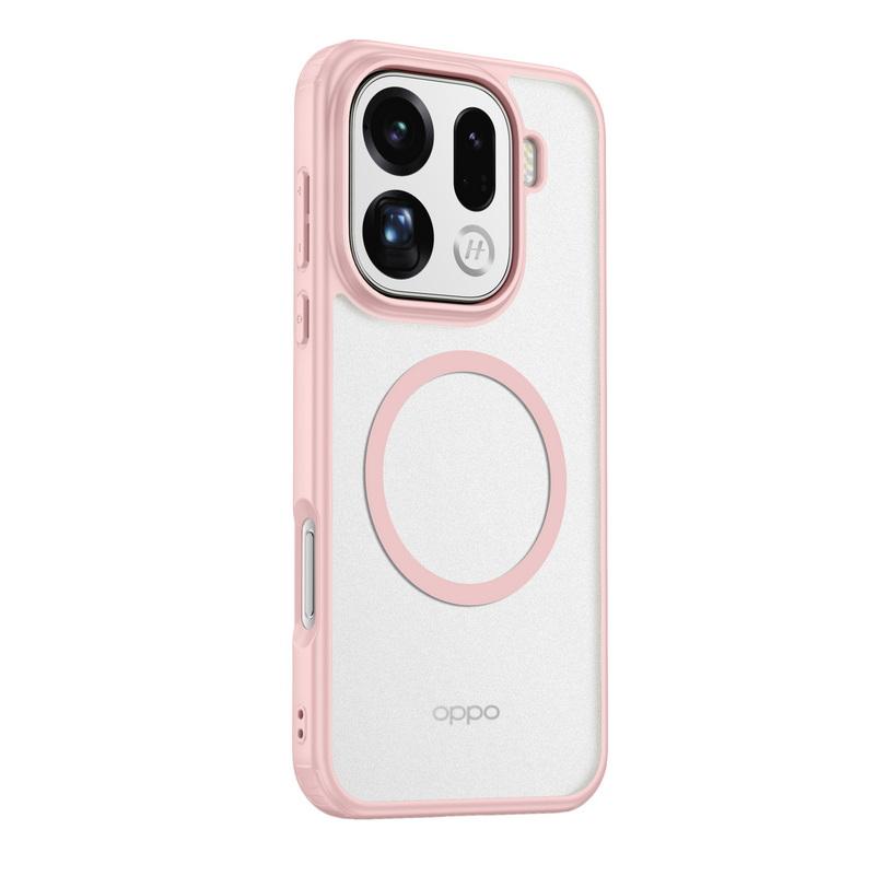 For Magnetic Acrylic Case for OPPO Find X9 Pro X 9 Wireless Charging Translucent Matte Cover for OPPO Find X9pro