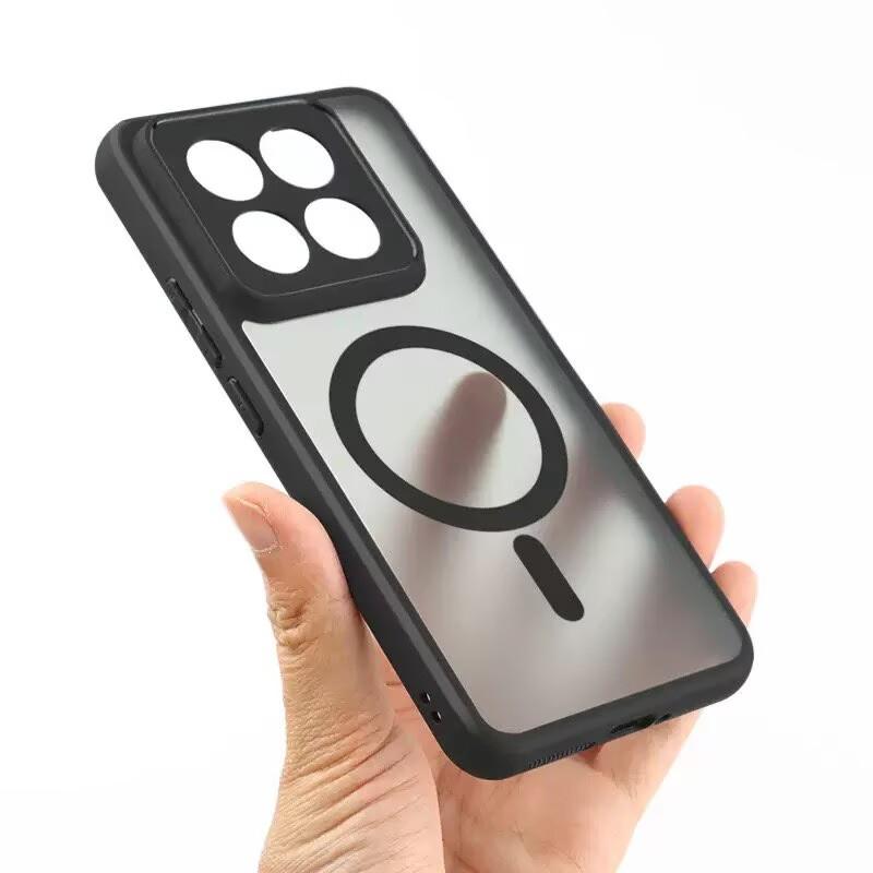 Case For Xiaomi 15T Pro Mi 15T 14T 15 Pro 15 Ultra Strong Magnetic Matte Transparent PC Acrylic Hard Shell Shockproof Bumper
