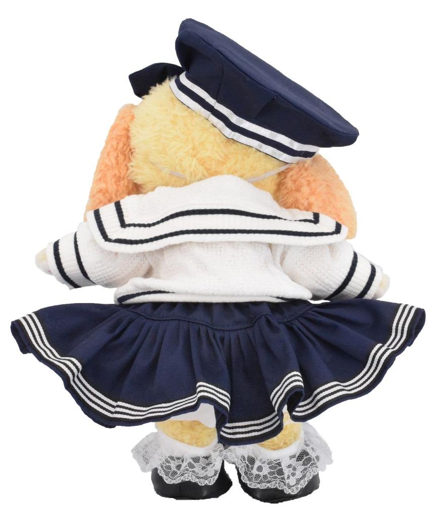 Teddy Bear Mail Order Alice Cookie Ann Clothes Dress-up Costume Knit Sailor Body not included S size (Cookie Ann)