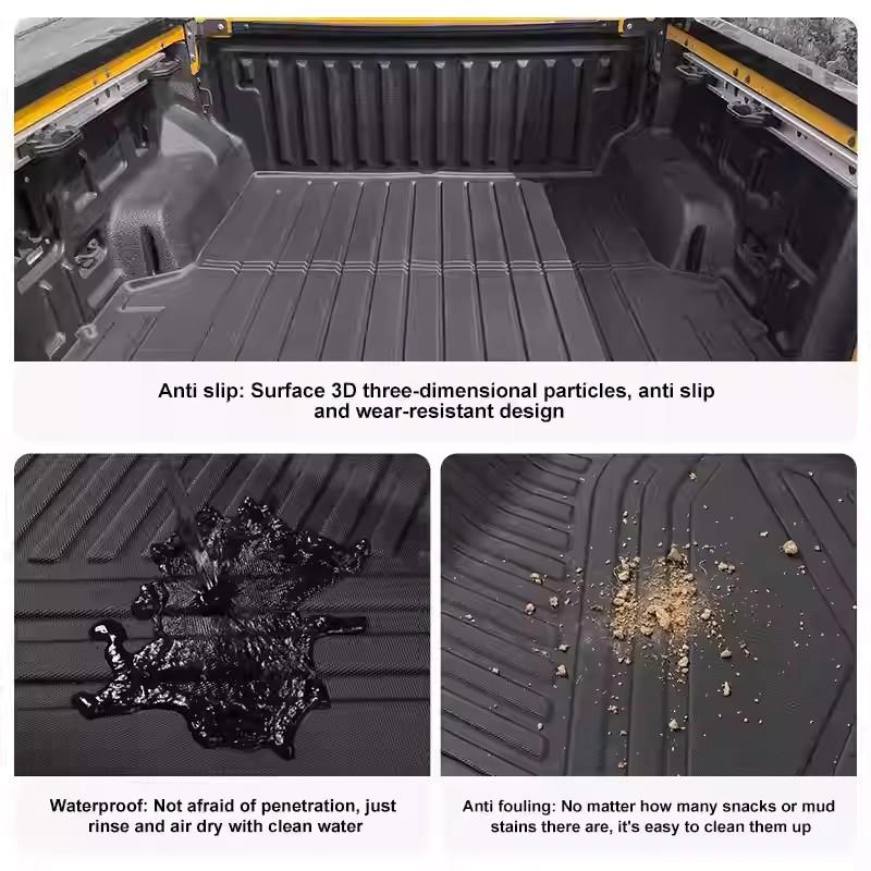 Toyota Wigo (2015-2023) Waterproof TPE Trunk Mat - Wear-resistant Tail Box Pad