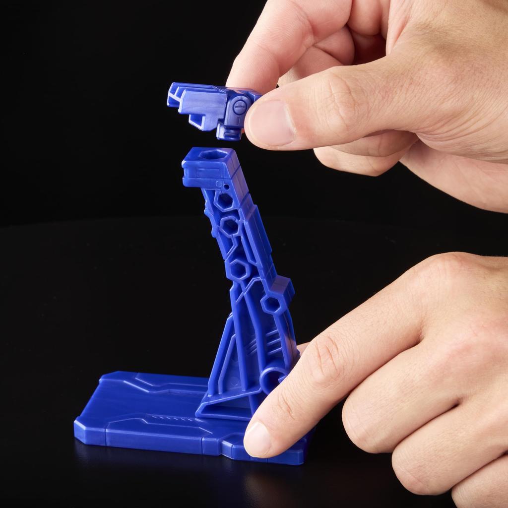 Transformers Icon Optimus Prime Voyager Class Action Transforms into Autobot Logo Display Stand Robot Ages 6.75-inch Figure, Symbol, Included, Toy, 8+