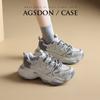 Augustine Daddy Shoes Women's 2025 Summer New Fashion Platform Sneakers Muffin Small Casual Shoes Tide