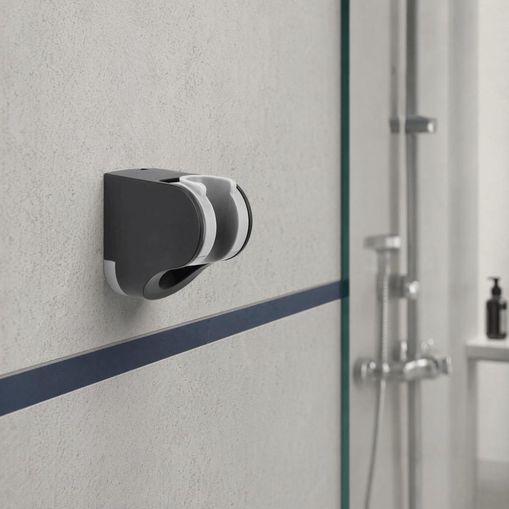 ABS Shower Head Holder Black Shower Nozzle Holder Practical Handheld Shower Bracket  Home Hotel Spa