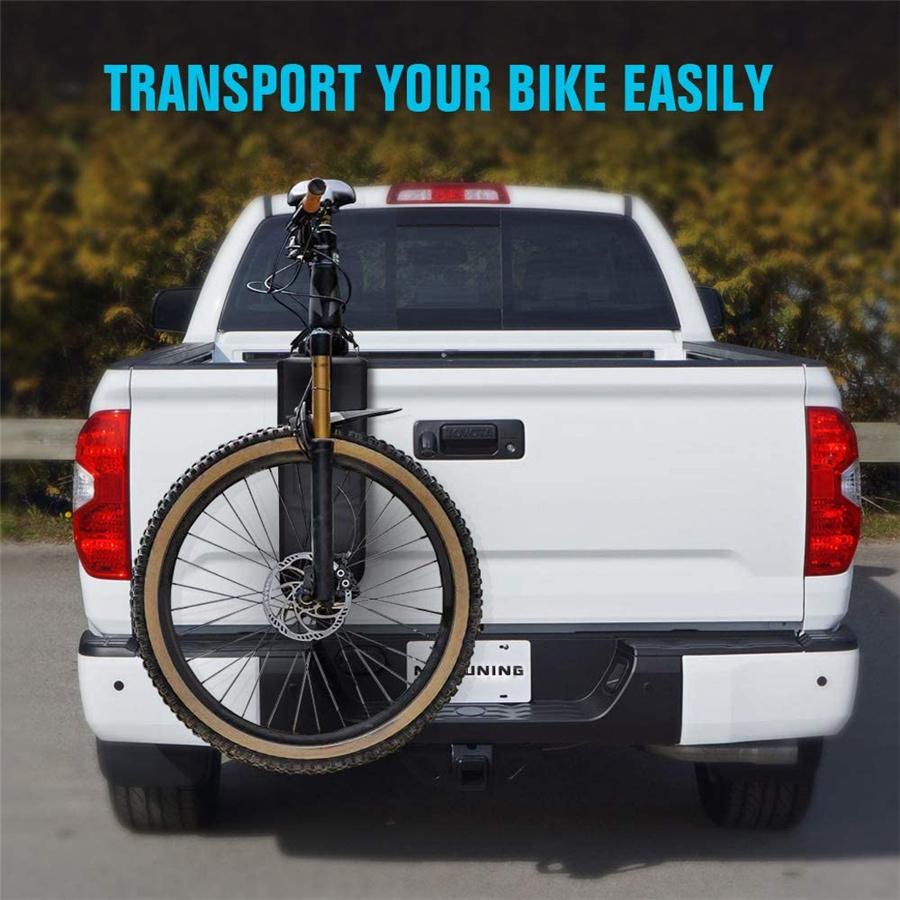 Portable Tailgate Pad Shuttle Pad Protective Bike Rack w/Strap for Pickup Trucks