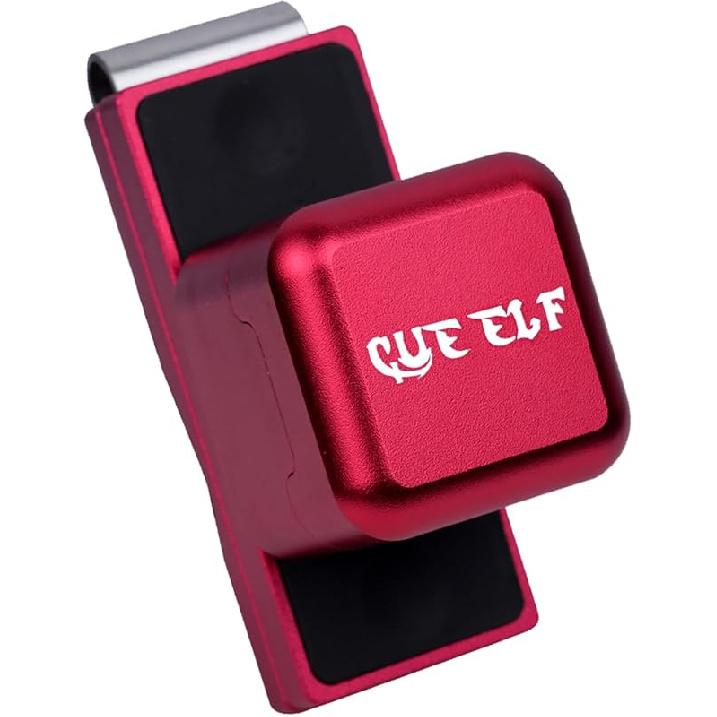 Pool Chalk Holder Billiard Chalk Case Mini Portable Magnetic Billiard Cue Chalk Box Snooker Tool Accessory Square-Red