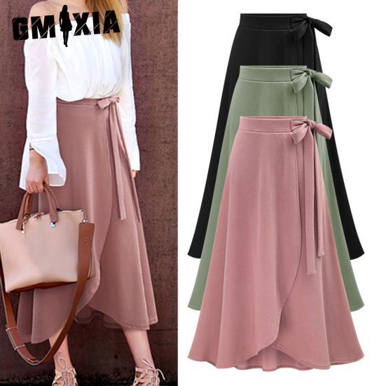 

GMXIA Women s Fashion Casual Summer Spring Skirt XXXXXXL армія зелений колір