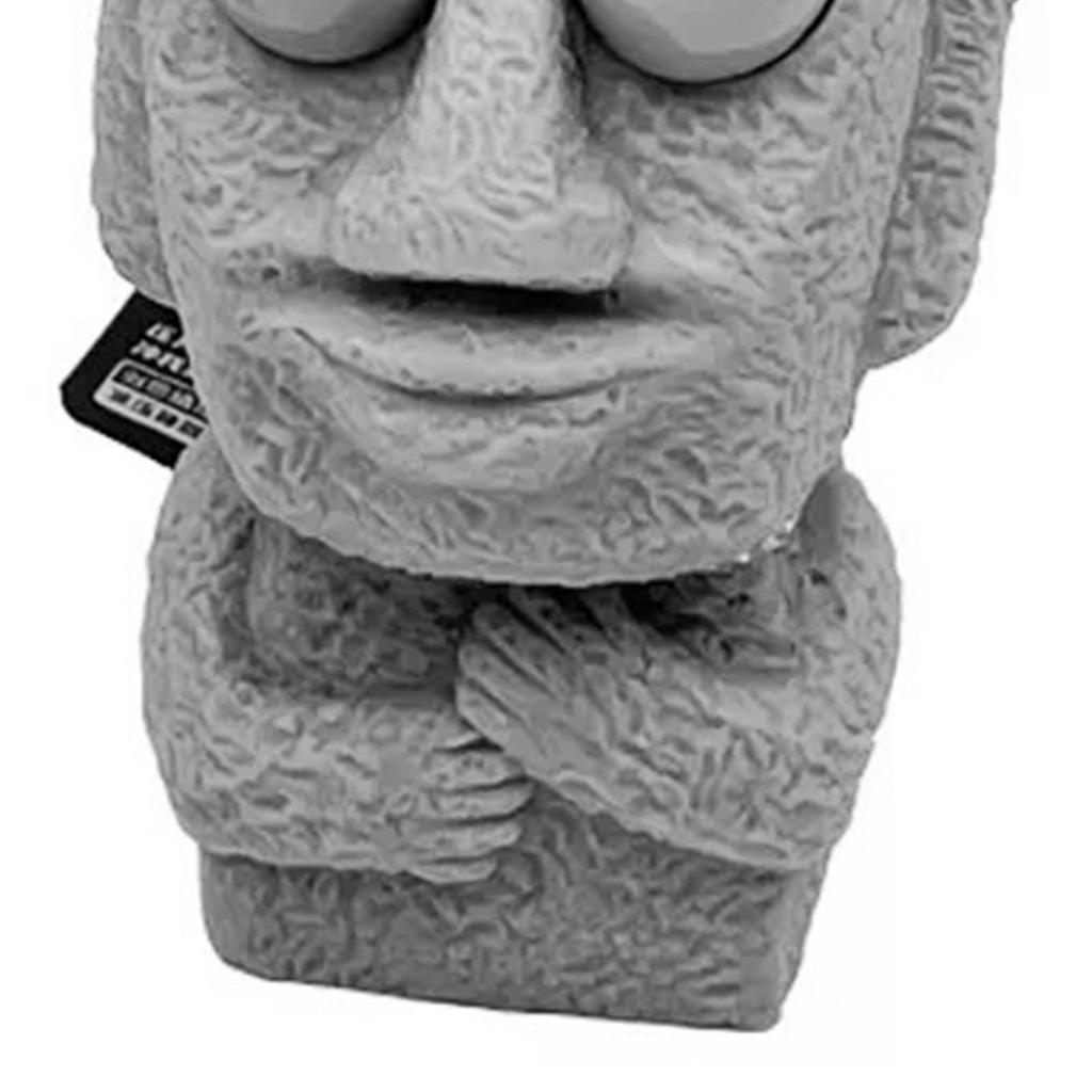 Kids Squeeze Decompression Toy Rock Type Stress Relief Glaring Eyes Sensory Toy Brown