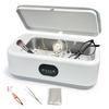 MTWML Ultrasonic Glasses Cleaning Machine,49Khz 22Oz Jewelry Clean Machine with 3 Modes Timer for Ring Earring Dentures Necklaces Watch Strap Keycap