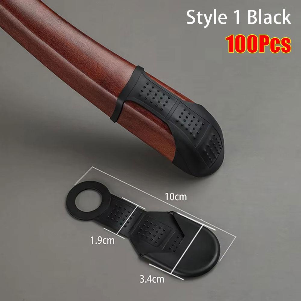100Pcs Pad Mat Hanger Strip Transparent Anti-slip Gasket New Clothes Hanger Anti-slip Pad