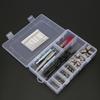 142Pcsset Stainless Steel Wire Screw Sleeve Thread Repair Insert Kit Tool Set