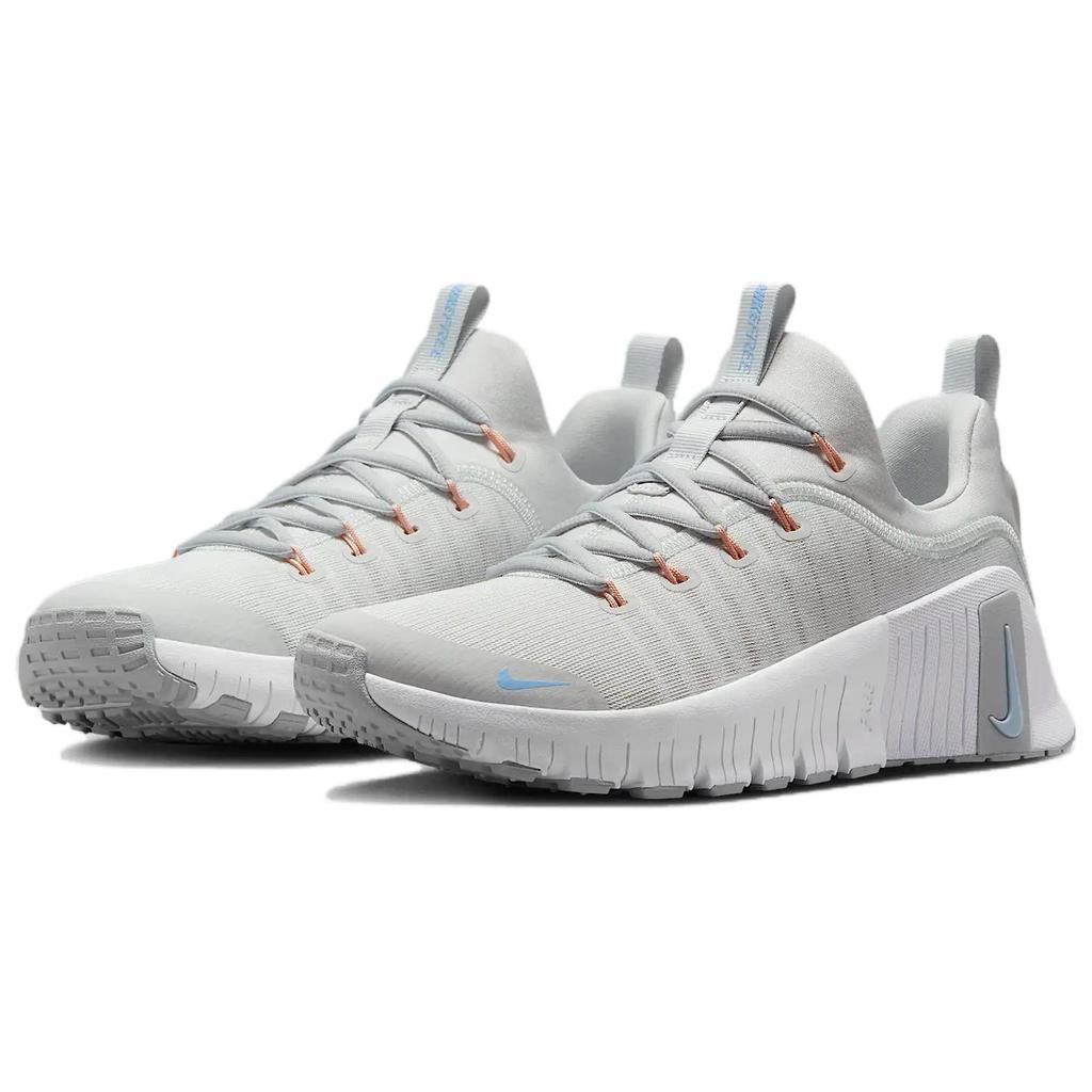 Nové dámské ležérní běžecké boty Nike Free Metcon 6 protiskluzové odolné proti opotřebení s nízkým svrškem šedobílé FJ7126-007