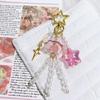 Colorful Jellyfish Fish Star Wind Chimes Keyring Phone Charm Camera Accessories Trendy Backpack Accessory for Women