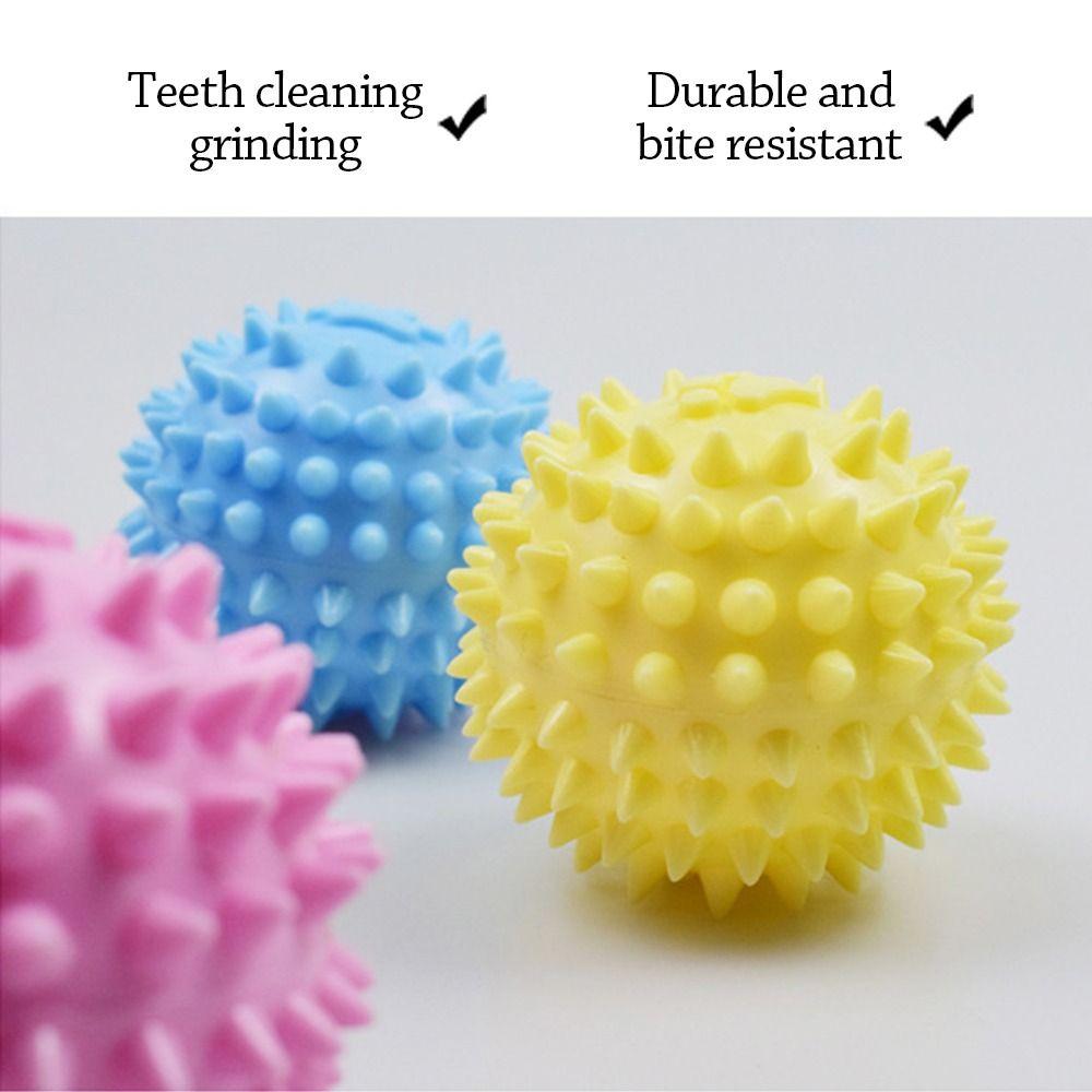 Fun Interactive Dog Chewing Bite-resistant Durable Chew Ball Cute Tooth Cleaning Pet Companion