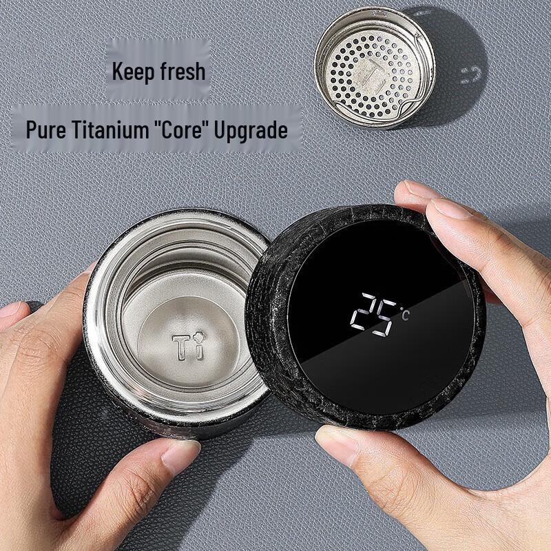 RELEA Titanium Smart Vacuum Bottle with Tea Infuser