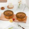 High Borosilicate Amber Glass Food Storage Bowls (2-Piece Set)