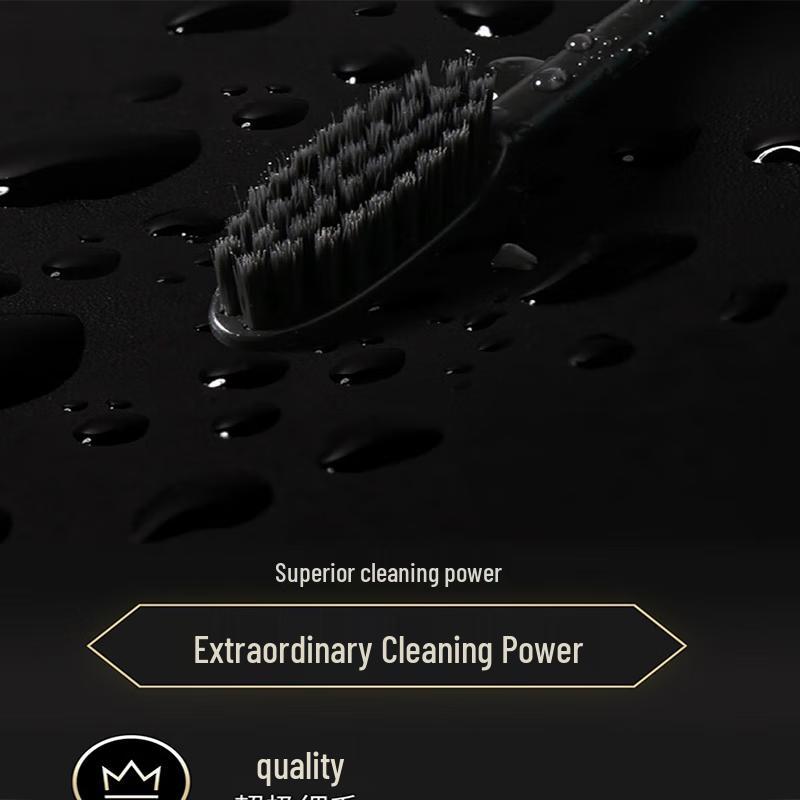 König der Löwen Feinzahnreinigung Aktivkohle Weiche Zahnbürste (2er-Pack)