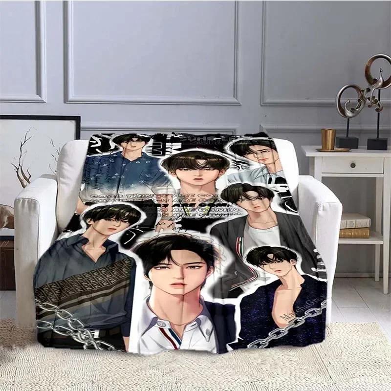 True Beauty Serie Hwang in Youp Cha EunWoo Flanelldecke Sternenkunst Warme Überwurfdecke für Bett Schlafzimmer Sofa Picknickdecke Geschenk