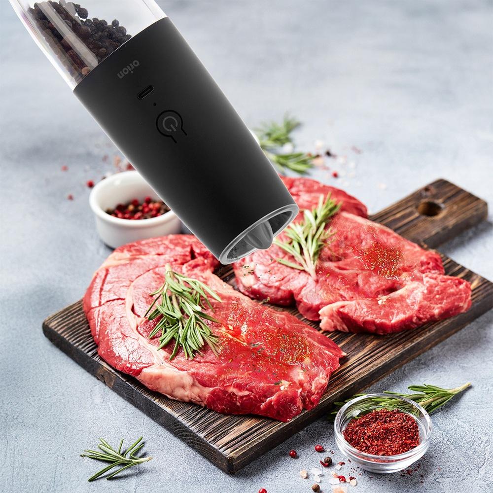 Electric pepper and salt grinder with charger 20 cm