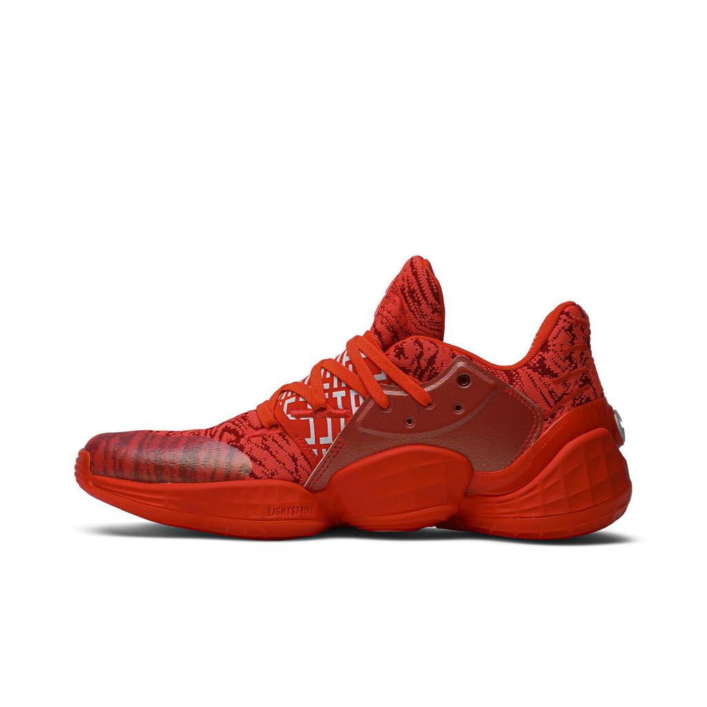 adidas Harden Vol. 4 'Solar Red' (Unisex) Scarlet / Cloud White / Solar Red Basketball Shoes EH2409