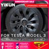 4 Stück Radkappe für Tesla Model 3 18 Zoll Ersatz Performance Felgenabdeckung Kappe Automobil Vollfelgenabdeckung Kits Autoteil 2018-2023
