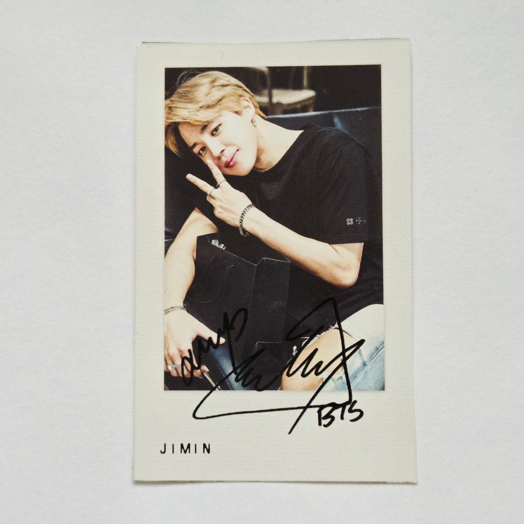 

[USED] BTS Bangtan Jimin Instax-style Double-sided