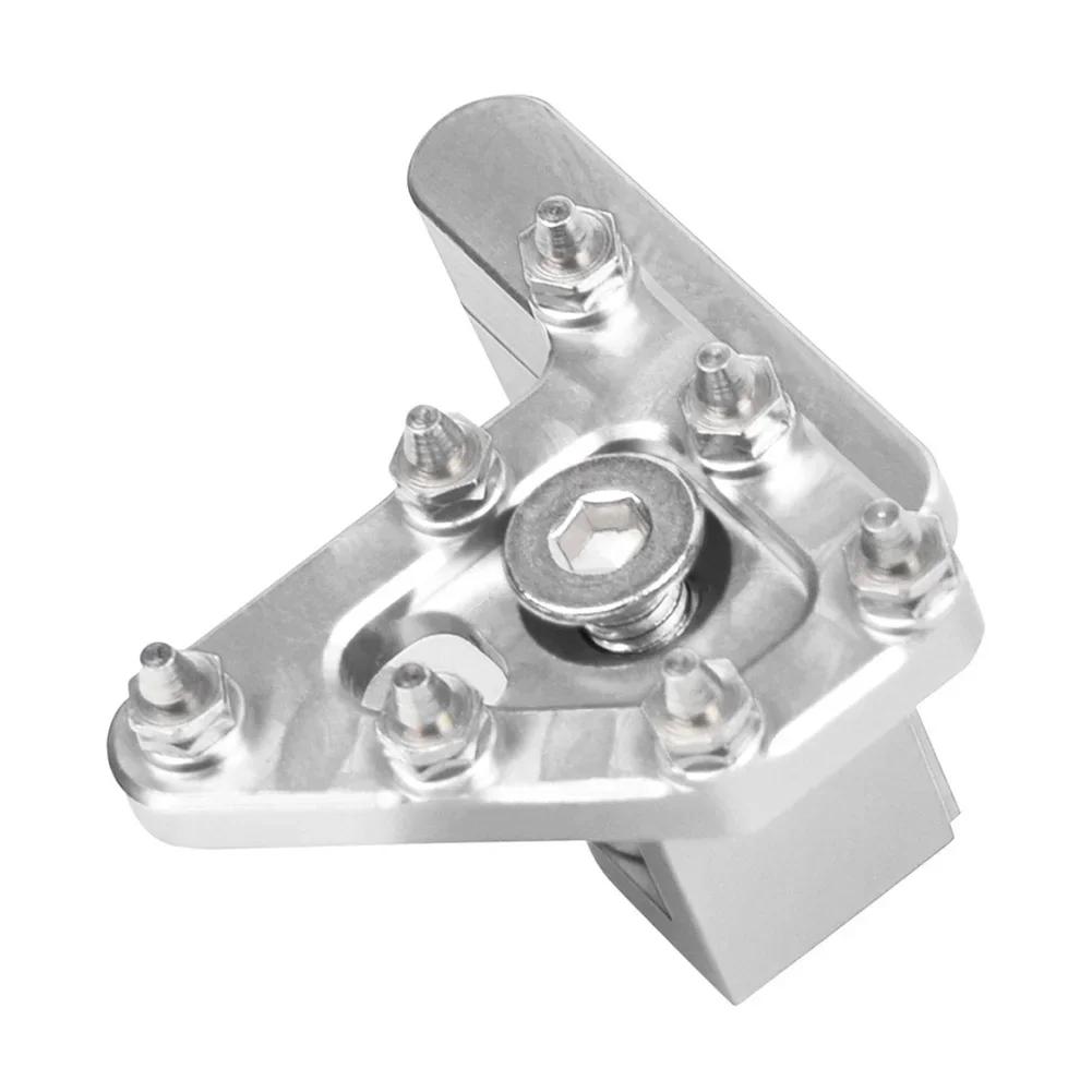 

Универсальный рычаг педали заднего тормоза из алюминиевого сплава, сменный наконечник, простая установка, легкий вес, используется для CRF-/KLX/YZF 40GF серебряный